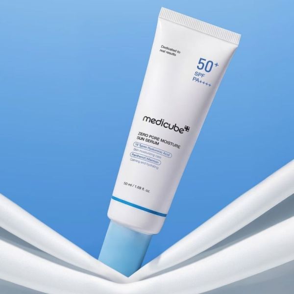 Medicube Zero Pore Moisture Sun Serum 50 ml - Protection solaire et pores affinés