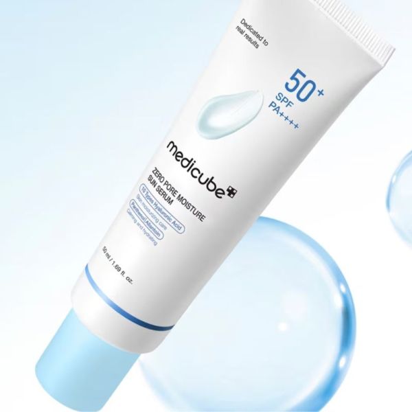Medicube Zero Pore Moisture Sun Serum 50 ml - Protection solaire et pores affinés