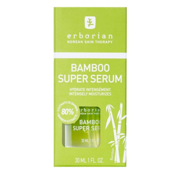 Erborian Bamboo Super Serum 30ml – Sérum hydratant intense et repulpant au bambou