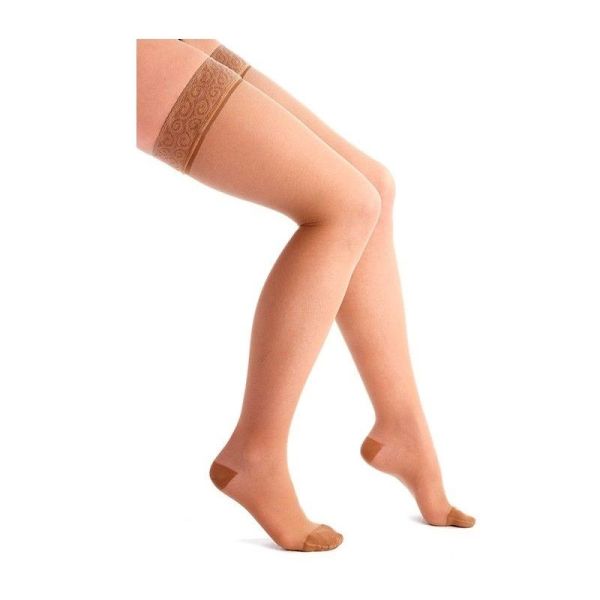 Thuasne Venoflex Incognito Absolu Bas de Contention Femme Nude - Normal - Taille 3