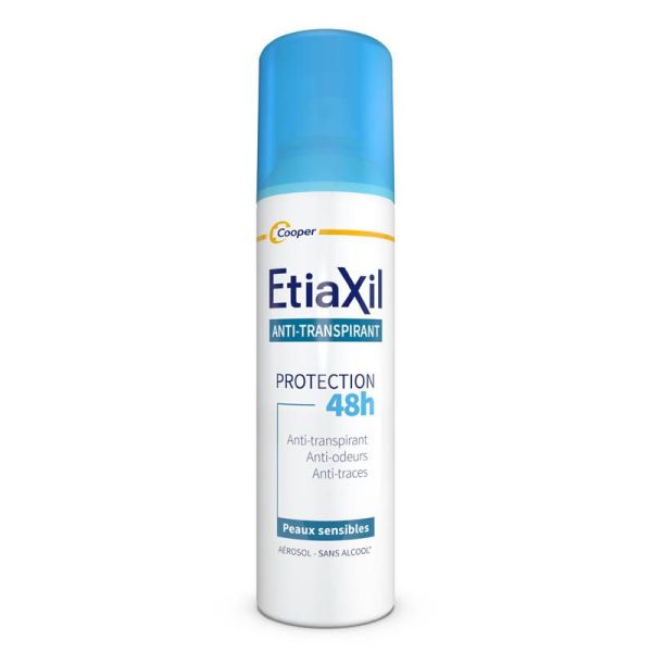 Etiaxil Anti-transpirant Protection 48h Peaux Sensibles Aérosol - 150ml