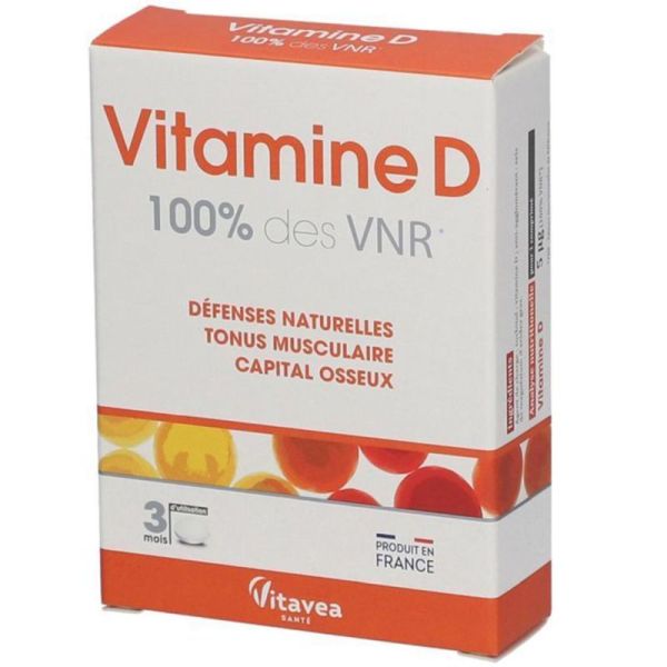 Nutrisanté Vitamine D - 90 Comprimés - Soutient l’immunité, les os et la fonction musculaire