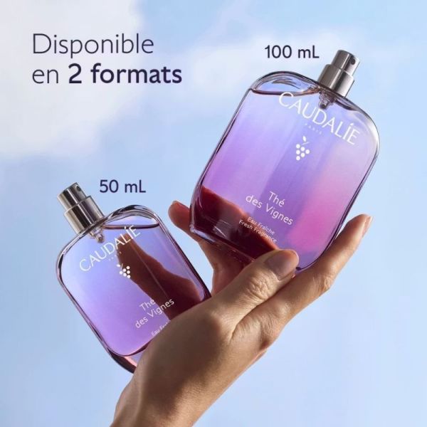 Caudalie Eau Fraîche Thé des Vignes - 50 ml - Fragrance douce, sensuelle et envoûtante