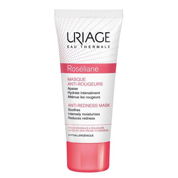 Uriage Roséliane Masque Anti-Rougeurs - 40 ml - Soin Apaisant Intensif
