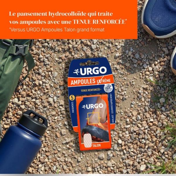 URGO Ampoules Extrême Pansements Grand Format - 5 Pansements