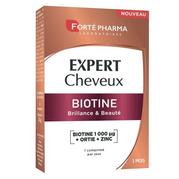 Forté Pharma Expert Cheveux Biotine Brillance & Beauté - 30 Comprimés