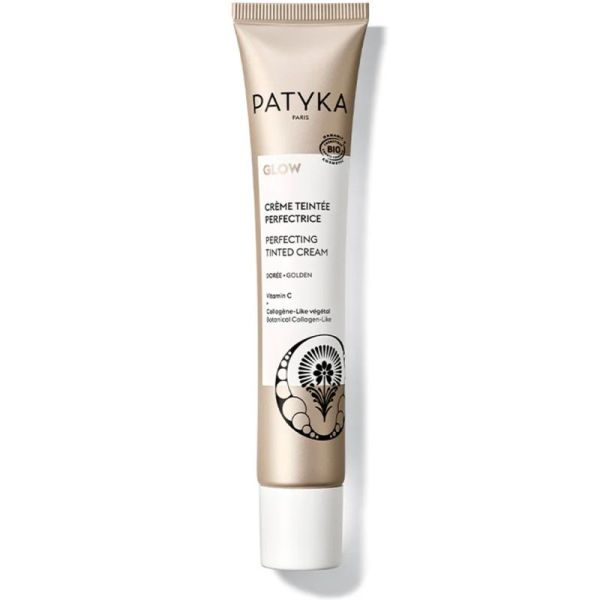 Patyka Glow Crème Teintée Perfectrice Bio 40 ml – Teinte Dorée – Éclat et fermeté
