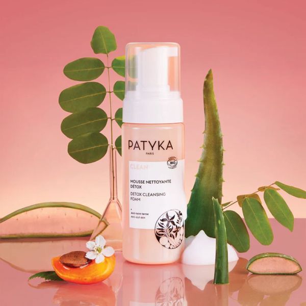 Patyka Clean Mousse Nettoyante Détox Bio 50 ml – Purifiante et éclat