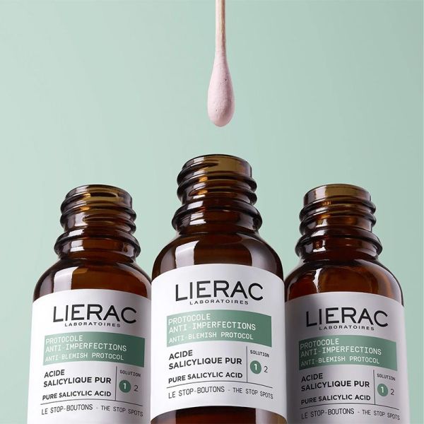 Lierac Protocole Anti Imperfections - Stop Bouton Visage - Résorbe et Purifie - 15ml