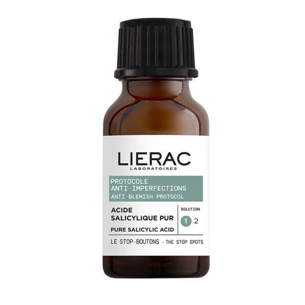 Lierac Protocole Anti Imperfections - Stop Bouton Visage - Résorbe et Purifie - 15ml