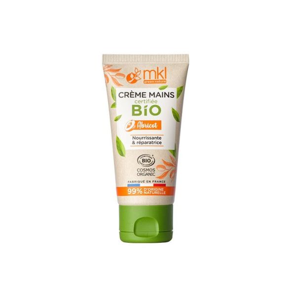 MKL Green Nature Crème Mains Huile De noyaux d’Abricot Bio - 50ml