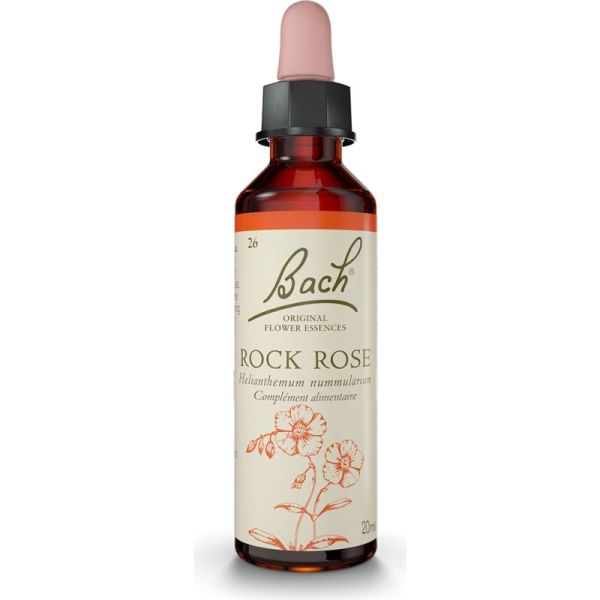 Fleurs de Bach Rock Rose 20ml – Grand courage et sang-froid