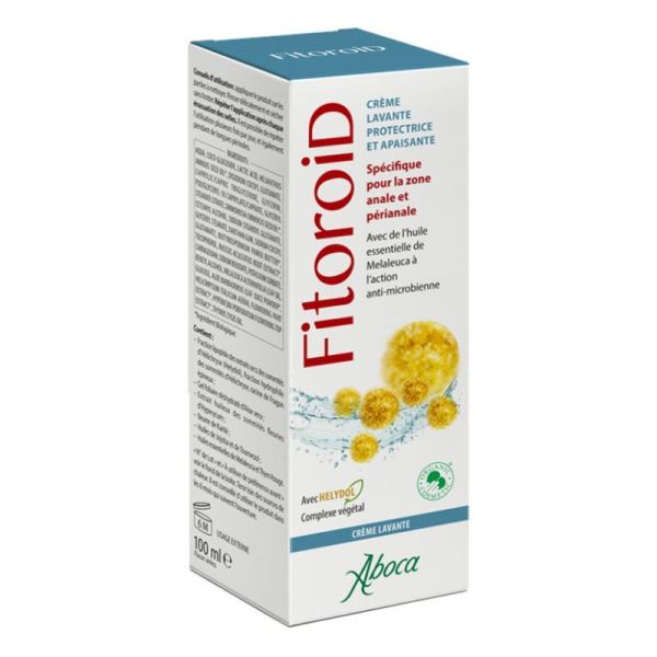 Aboca Fitoroid Crème Lavante Protectrice & Apaisante Troubles Hémorroïdaires - 100ml