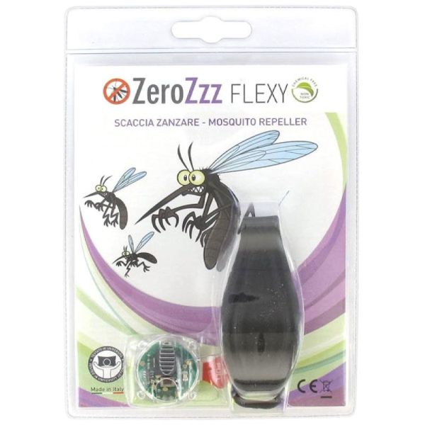 ZeroZZZ Flexy Bracelet Anti-Moustiques - Noir