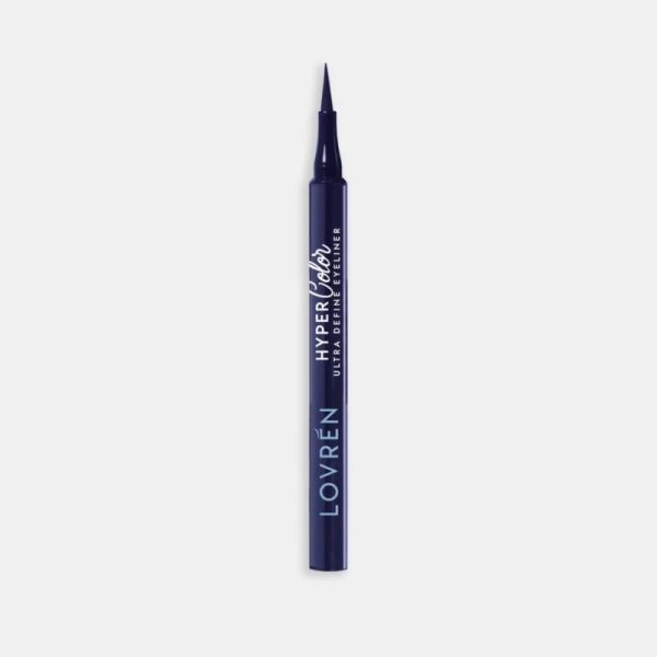 Lovren Hyper Color Ultra Define Eyeliner Blue - Trait intense et longue tenue