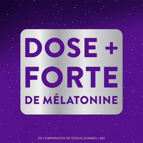 ZzzQuil Fort 30 Gummies Arôme Fruits des Bois - Complément alimentaire pour le sommeil, aide à s'endormir vite