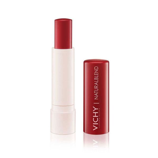 Vichy Naturalblend Soin des Lèvres Teinte Rouge - 4,5 g - Hydratation et Couleur Naturelle