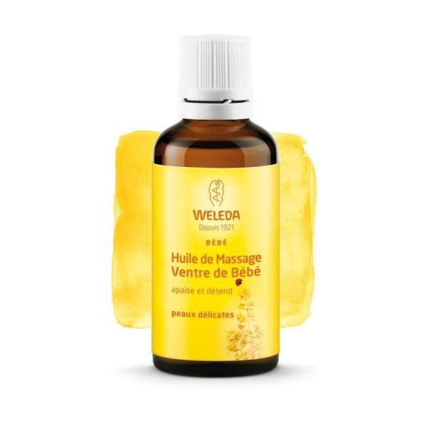 Weleda Bébé Huile de Massage Ventre 50ml