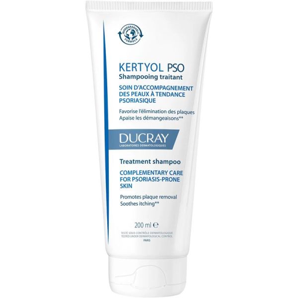 Ducray Kertyol P.S.O. Shampoing Traitant 200ml – Élimination des plaques