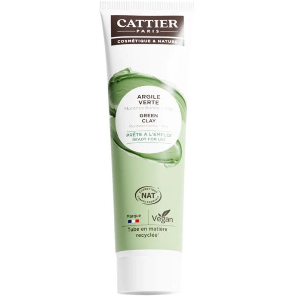 Cattier Argile Verte Prête à l'Emploi 400ml – Purifiante et régénérante