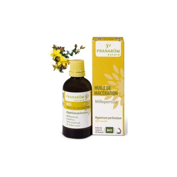 Pranarom Huile de Macération BIO Millepertuis 50ml