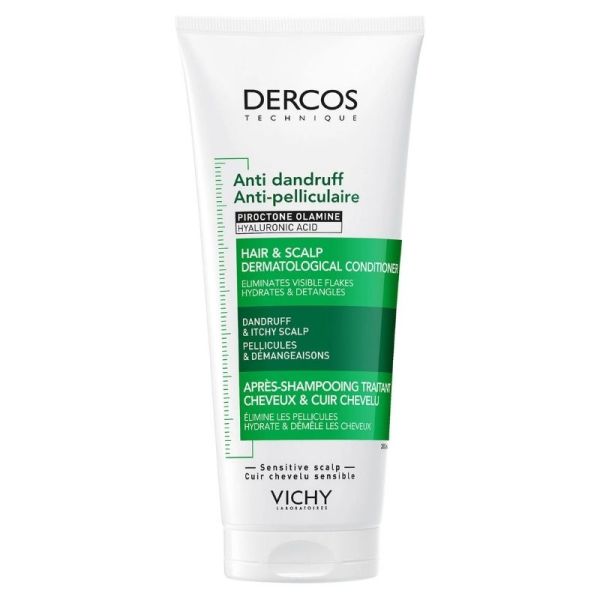 Dercos Anti-pelliculaire Après-Shampooing 200ml - Pellicules et Démangeaisons