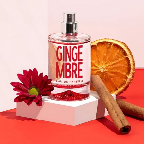 Solinotes Eau de Parfum Gingembre 50 ml - Un parfum hespéridé et épicé pour un zeste de vitalité au quotidien