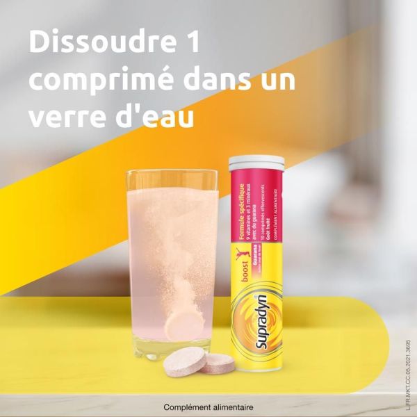 Supradyn Boost, 20 comprimés effervescents