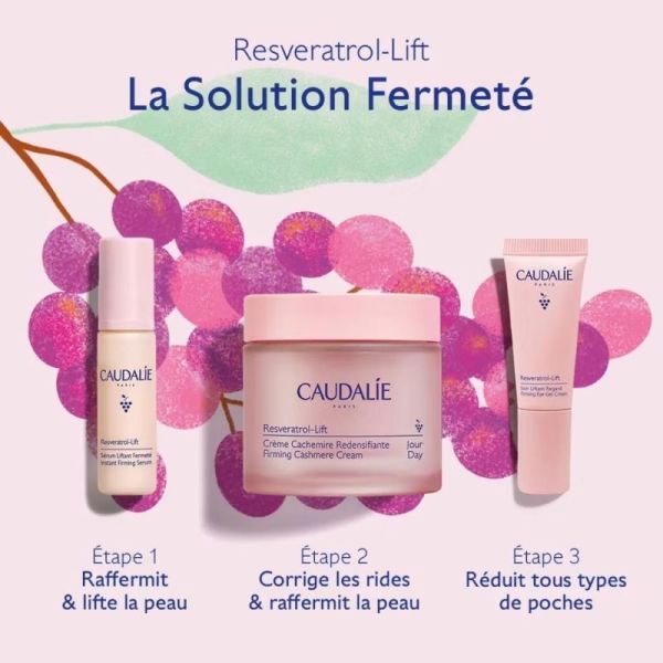 Caudalie Resveratrol-Lift Coffret Noël La Solution Fermeté 3 Soins - Correction anti-rides et fermeté