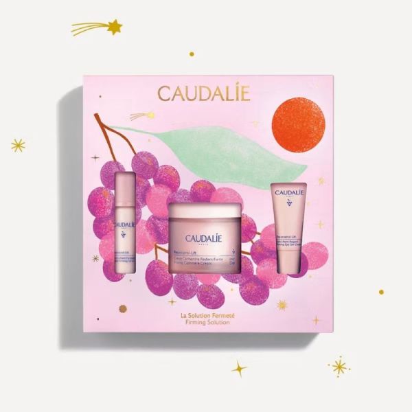 Caudalie Resveratrol-Lift Coffret Noël La Solution Fermeté 3 Soins - Correction anti-rides et fermeté