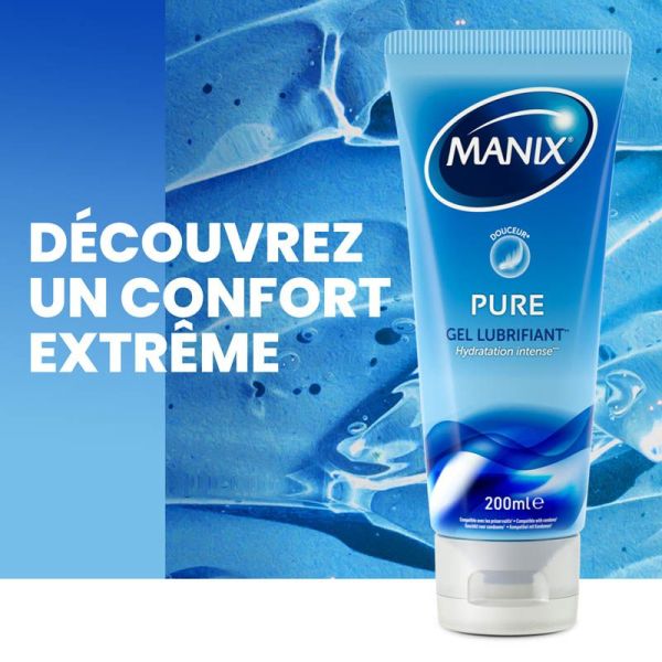 Manix Pure Gel Lubrifiant Intime - 200 ml