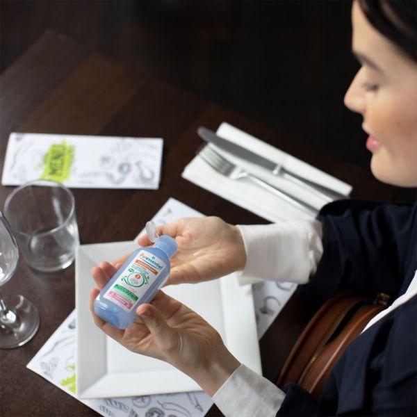 Puressentiel Assainissant Gel Antibactérien aux 2 Huiles Végétales Bio 80ml – Hydratation et protection