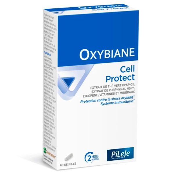 Pileje Oxybiane Cell Protect - 60 gélules - Protection cellulaire et antioxydante