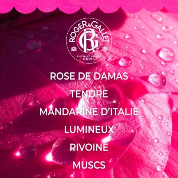 Roger&Gallet Coffret Noël Rose - Eau parfumée et savon bienfaisant