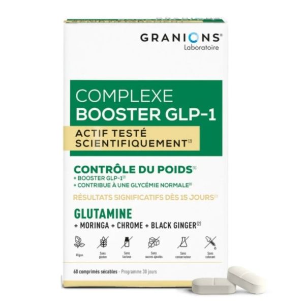 Granions Complexe Booster GLP-1 60 gélules – soutien du métabolisme et contrôle du poids