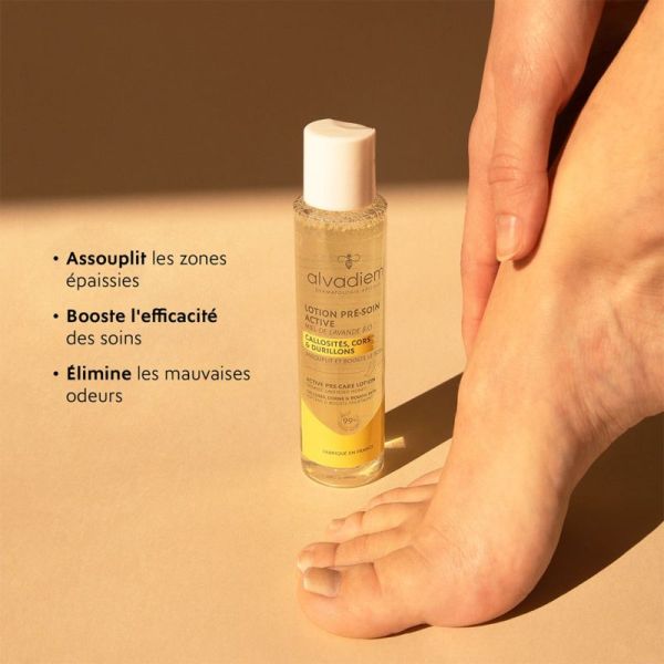 Alvadiem Lotion Pré-Soin Active au Miel de Lavande Bio 100ml – Assouplissement et fraîcheur