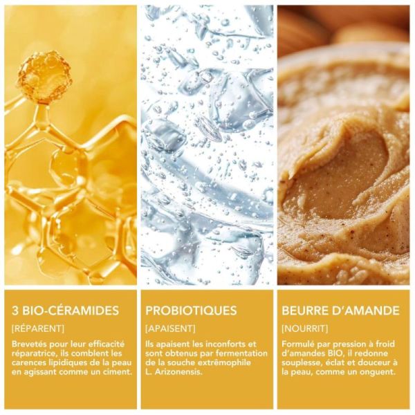 Krème Crème Corps Concentrée - Nourri, Répare et Apaise les Peaux Sensibles et Fragiles - 200ml