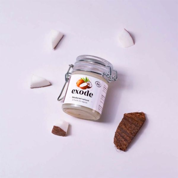 Exode Déodorant Baume Bio à l'Huile de Nigelle 50g Coco – Efficacité 48h