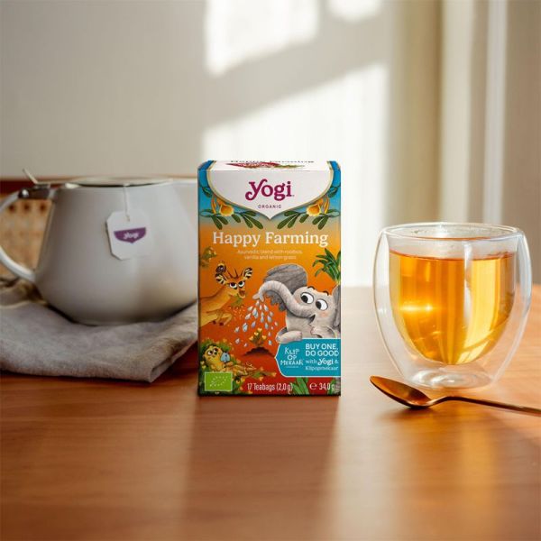 Yogi Tea Infusion Happy Farming Bio 17 sachets – Rooibos et Vanille