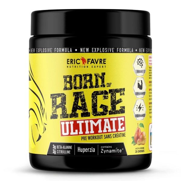 Eric Favre Born of Rage Ultimate Pre-Workout Poire - 250g