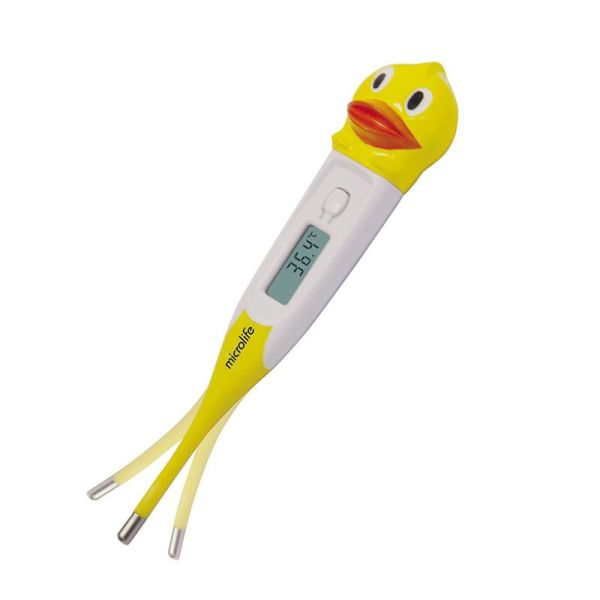 Microlife Thermomètre Électronique MT700 Enfant - Canard - Mode Corporel - Résultat en 30 sec