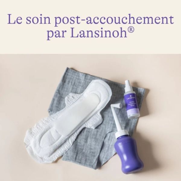 Lansinoh Spray Régénérant Périnée 100ml - Apaise et rafraîchit le périnée après l'accouchement
