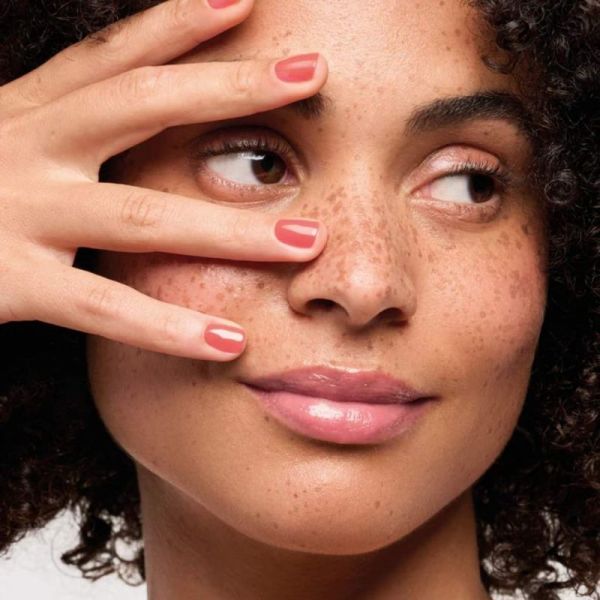 Poderm Vernis Color Care Tea Tree Rose Corail 8 ml - Vernis soin rose corail lumineux longue tenue