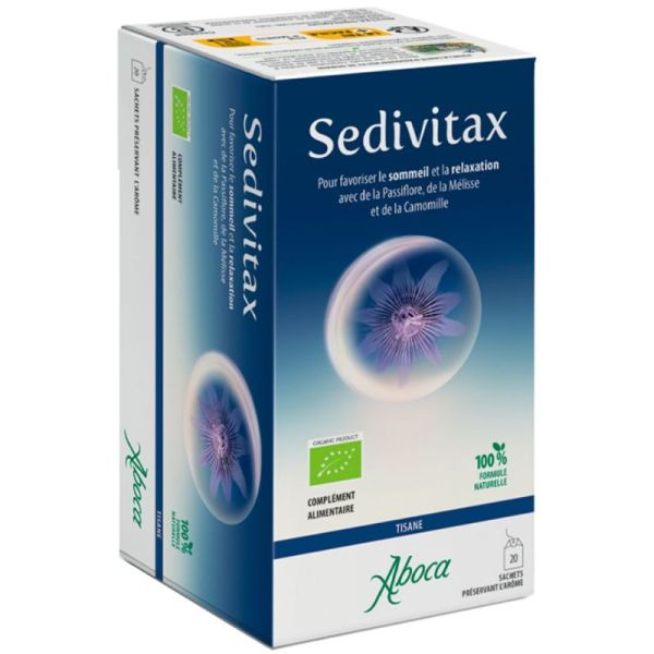 Aboca Sedivitax Tisane Pour Favoriser le Sommeil & la Relaxation - 20 Sachets
