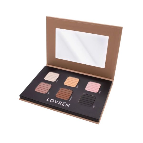 Lovren Palette de 6 Ombres à Paupières Look 1