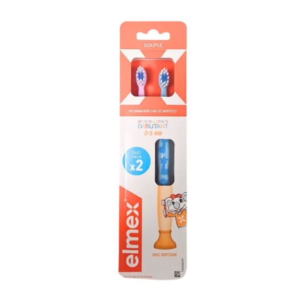 Elmex Duo Brosse à dents débutant 0-3 ans