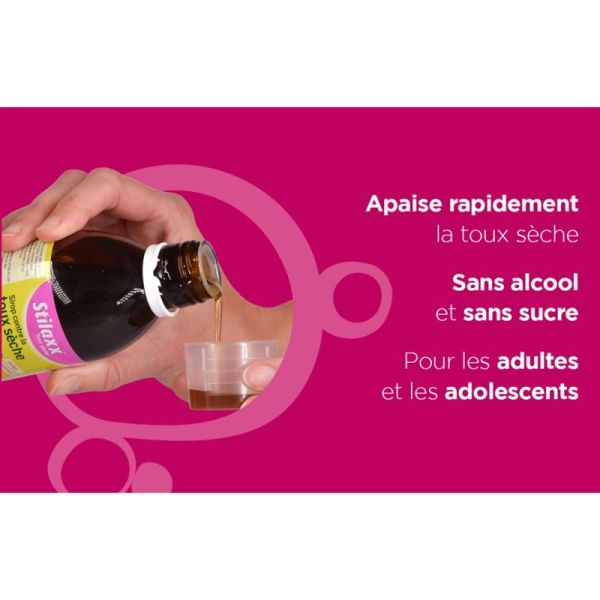 Lehning Stilaxx Sirop contre la Toux Sèche 200ml – Sirop végétal gorge et toux sèche