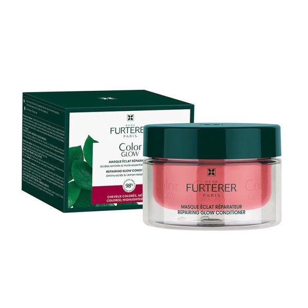 René Furterer Glow Masque Éclat Réparateur - Cheveux Colorés & Méchés - 200ml