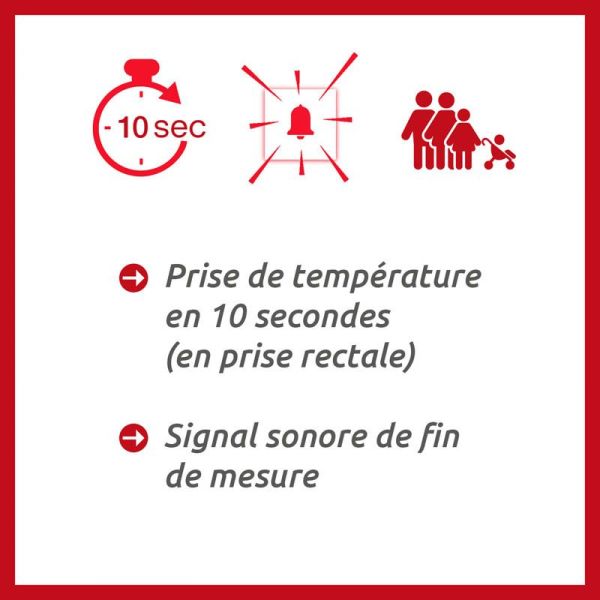 Torm Thermomètre Standard - Coloris aléatoire - 1 pièce - Simplicité, précision et petit prix