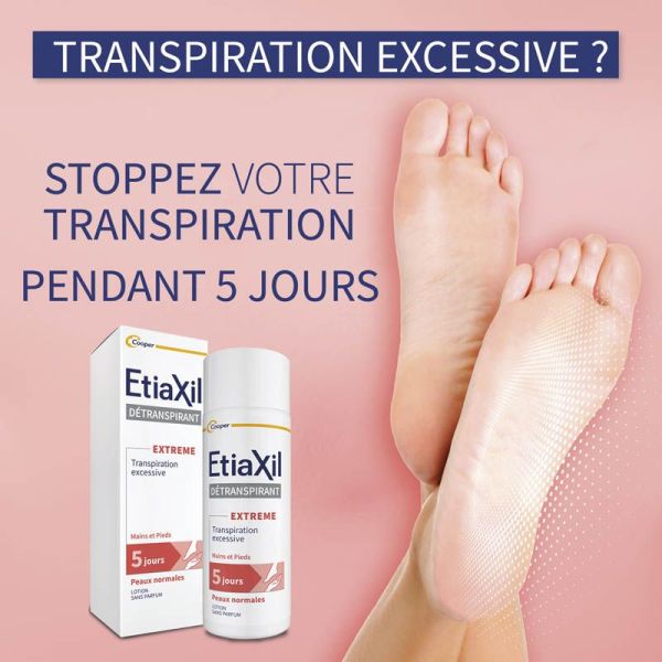 Etiaxil Détranspirant Pieds Peaux Normales Lotion - 100ml